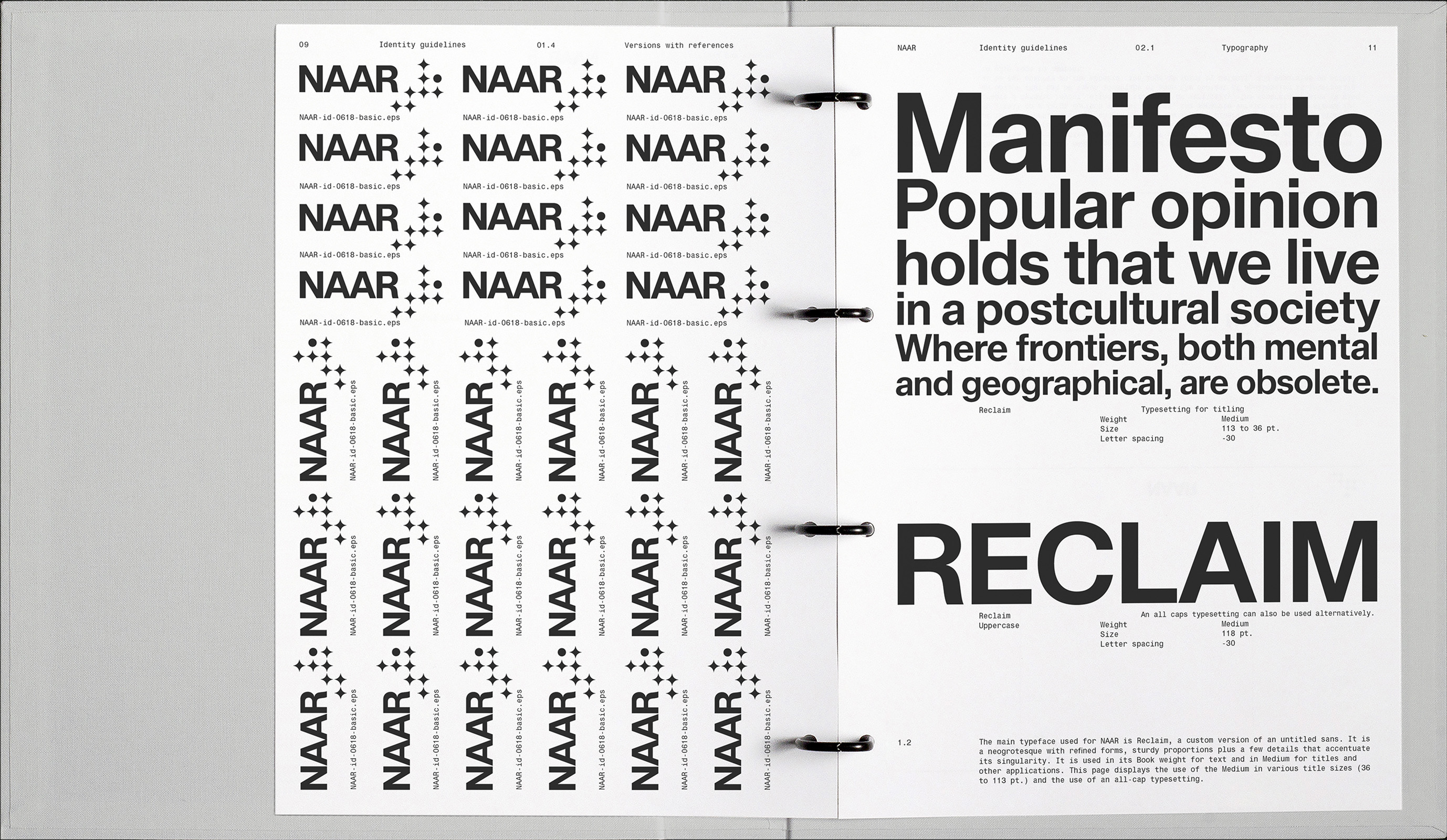 Montasser Drissi, NAAR identity guidelines, 2018